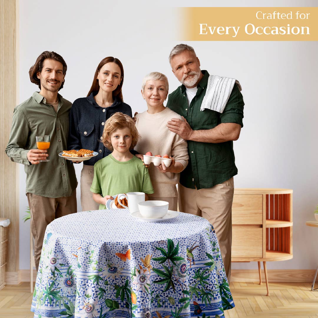 Cotton Tablecloth - Passiflora