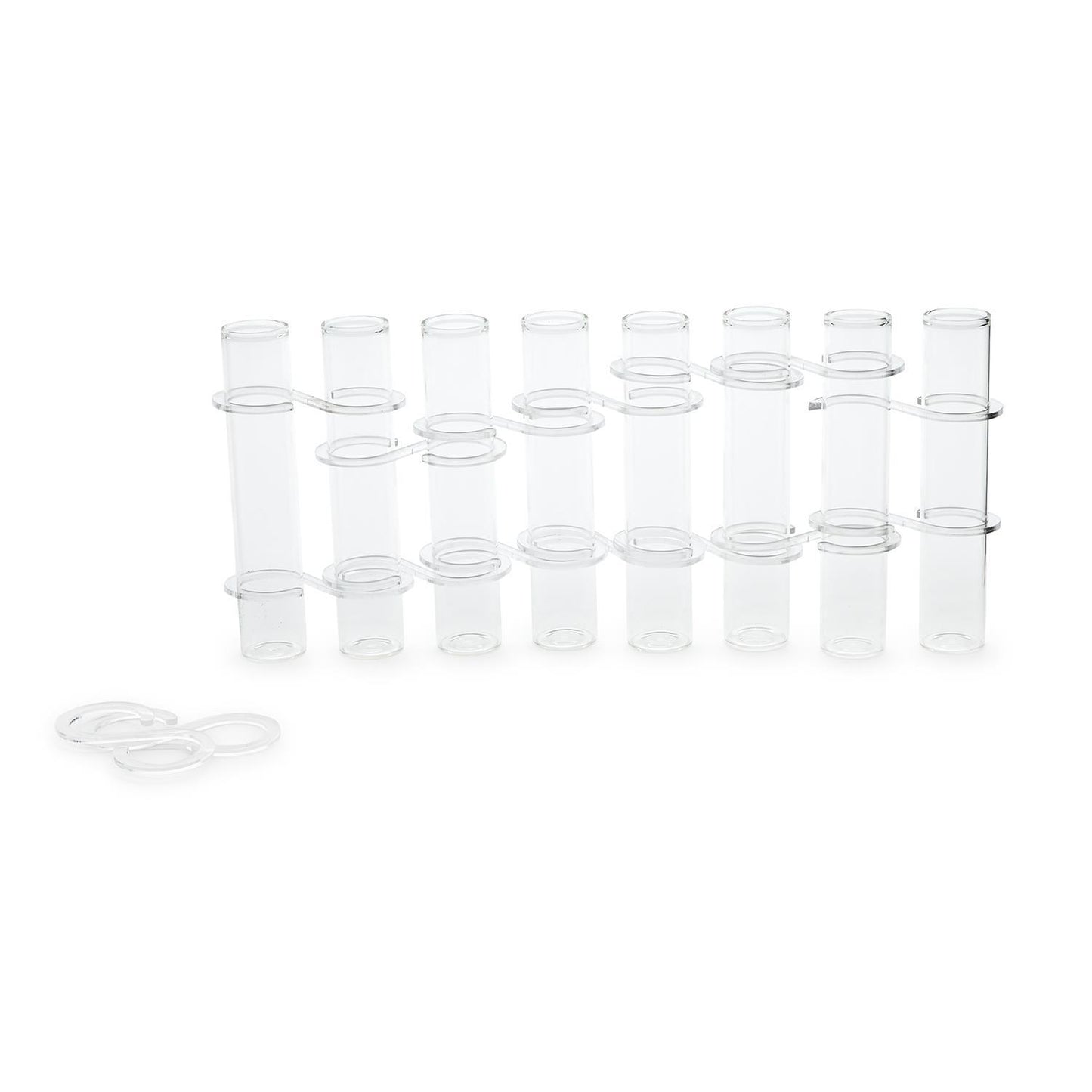 8 Vase Hinged Glass Vase