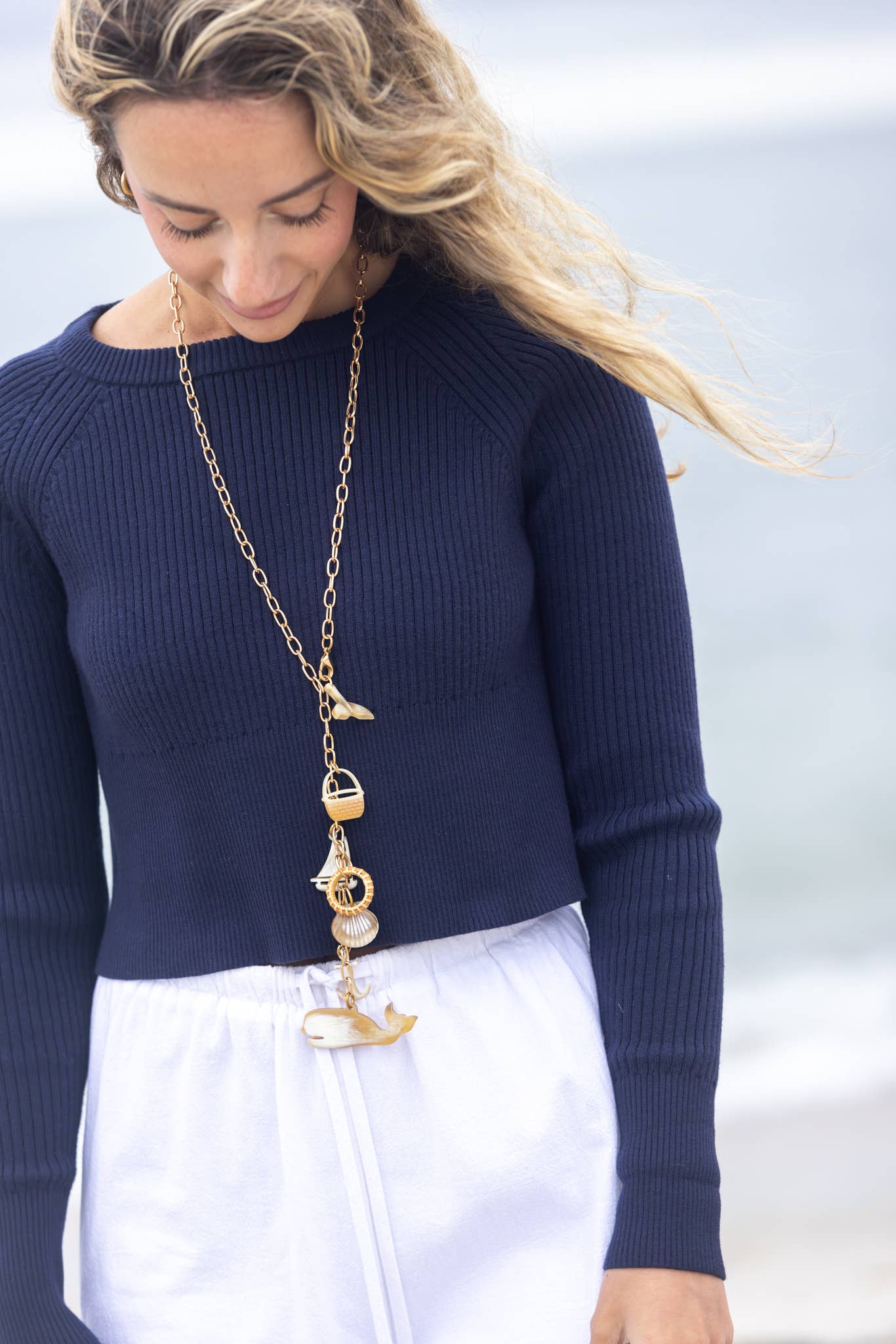 The (Nautically) Charmed Necklace - Y-Style