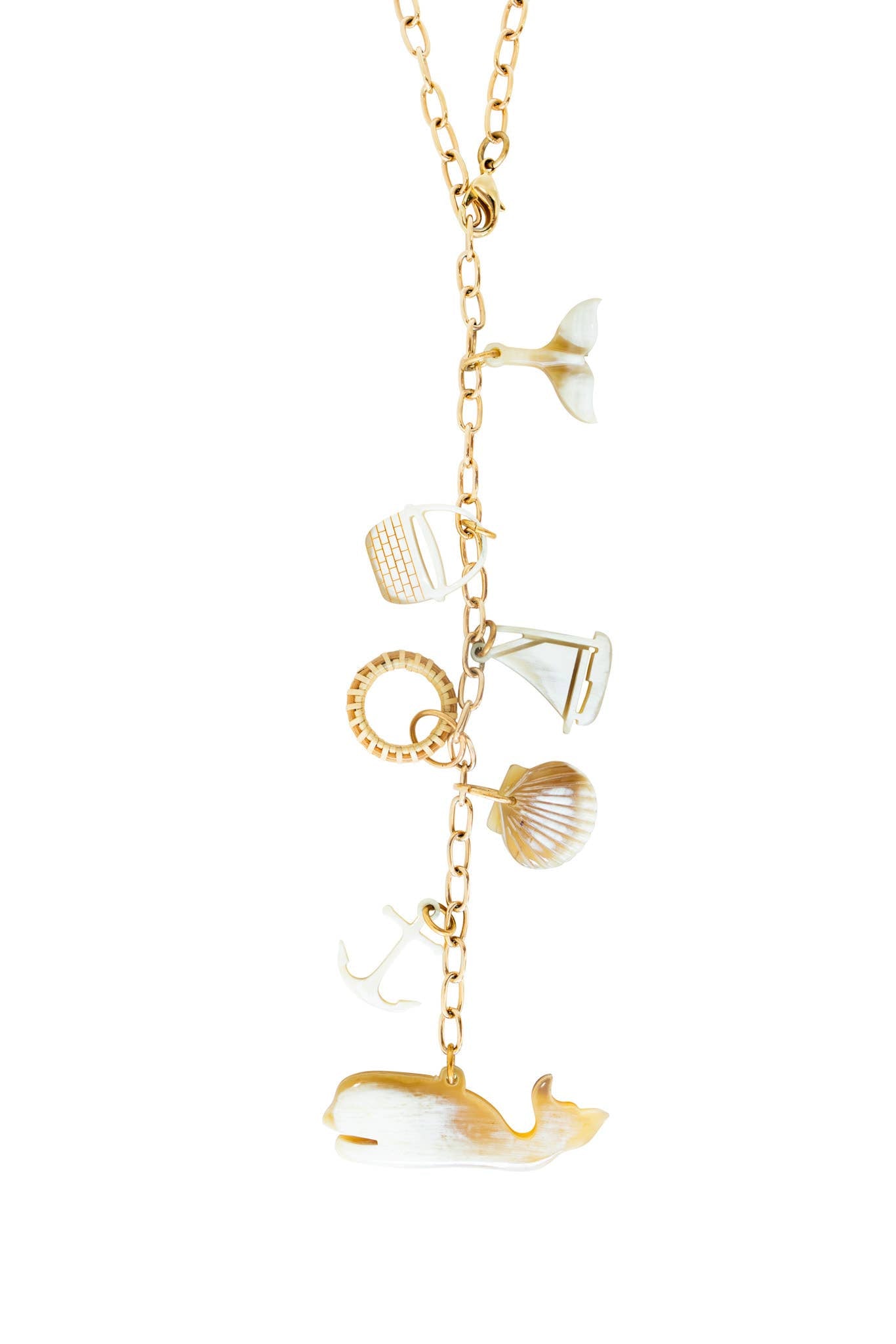 The (Nautically) Charmed Necklace - Y-Style