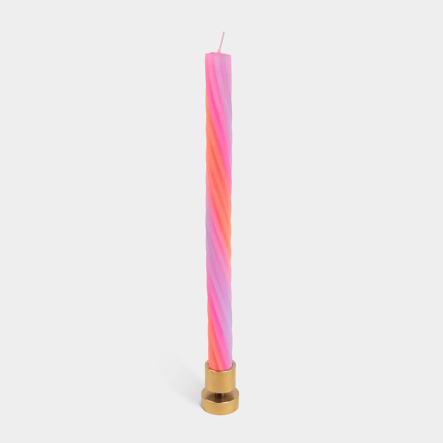 Rope Candles - Orange (2 Pack) - 11" Vibrant Taper Candles