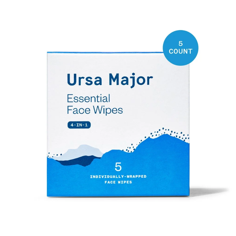 5 Pack Essential Face Wipes
