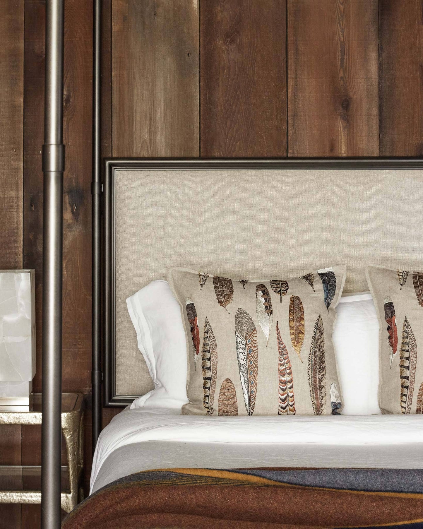 Falling Feathers Pillow