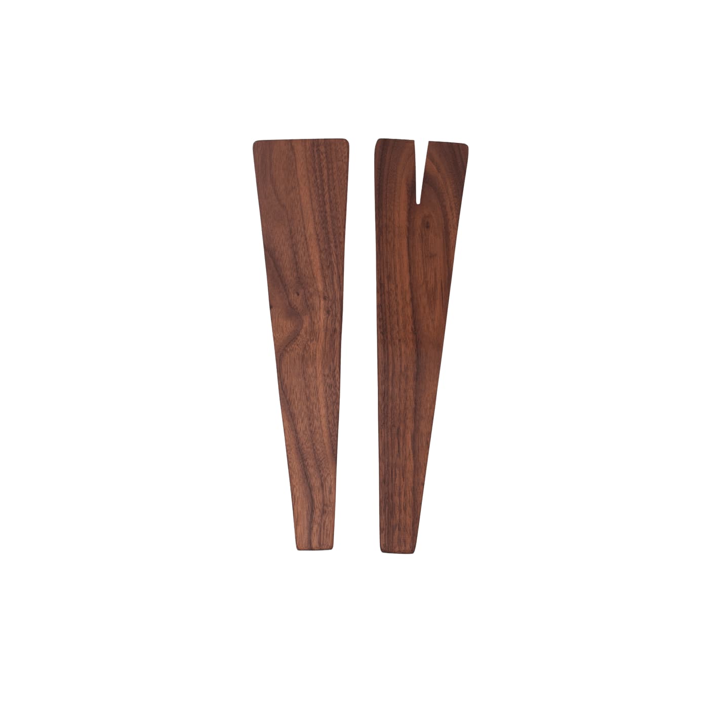 10’’ Walnut Wooden Salad Servers Set