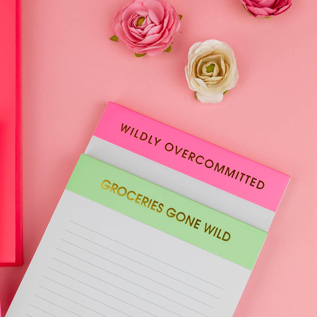 Wildly Overcommitted Lined Notepad