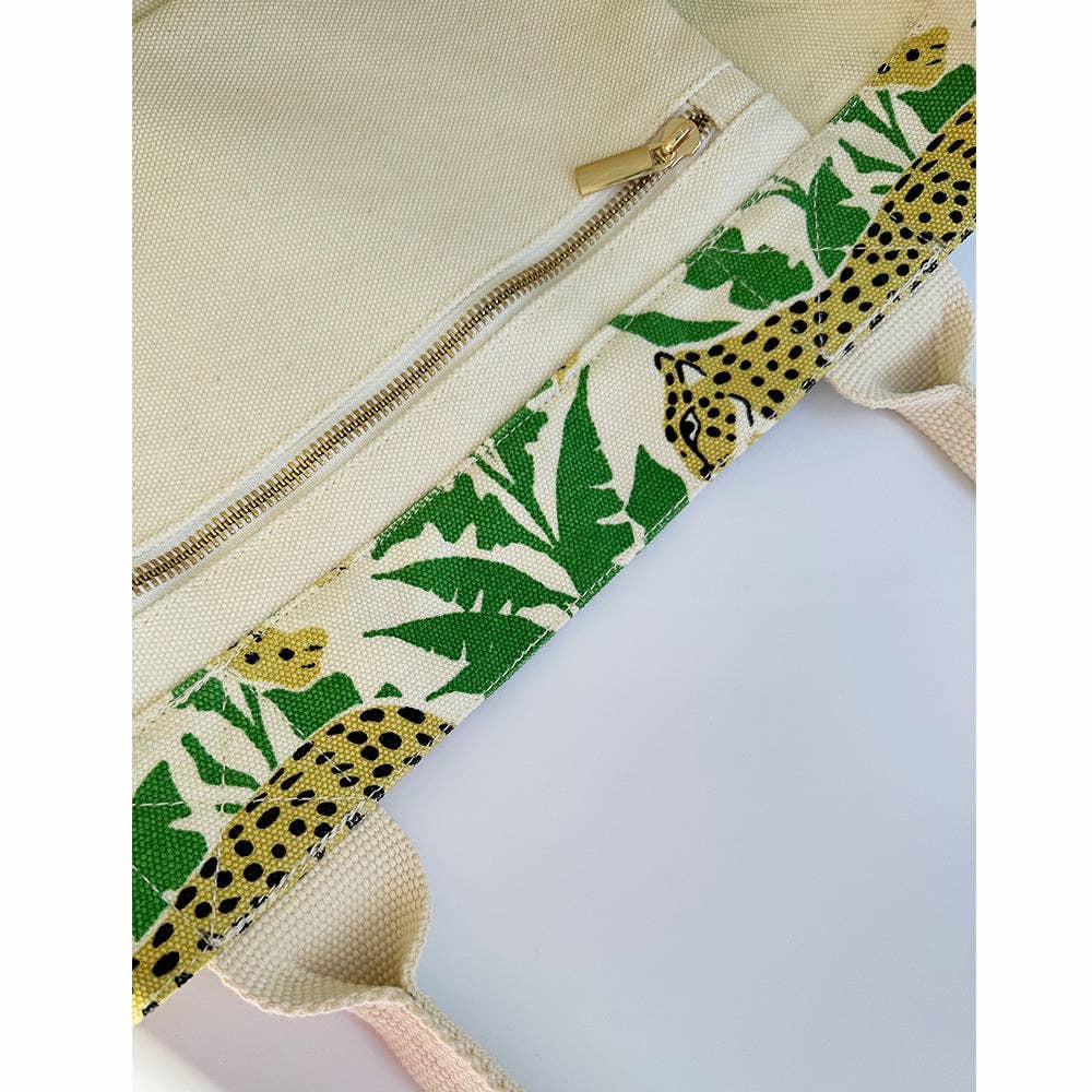 The Live and Love Tote, Cheetah Jungle