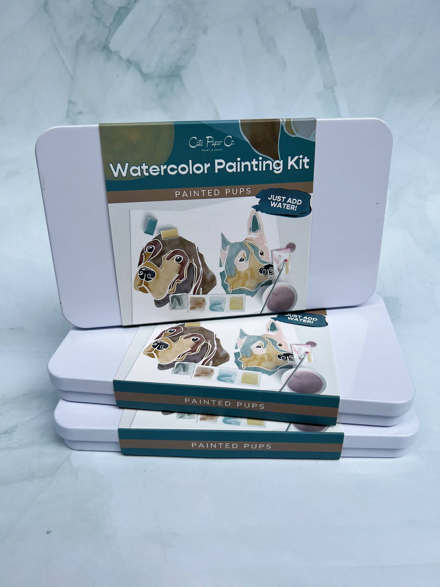 Painted Pups Watercolor Painting Kit