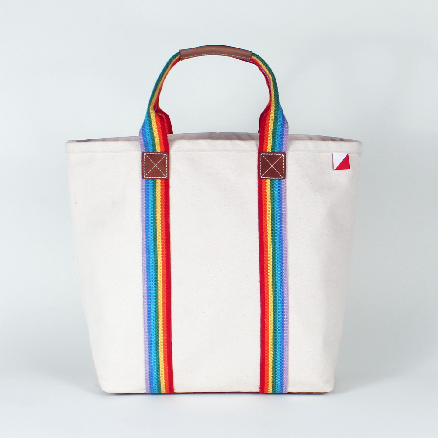 Society Canvas Tote Bag with 1 4 3 Embroidery