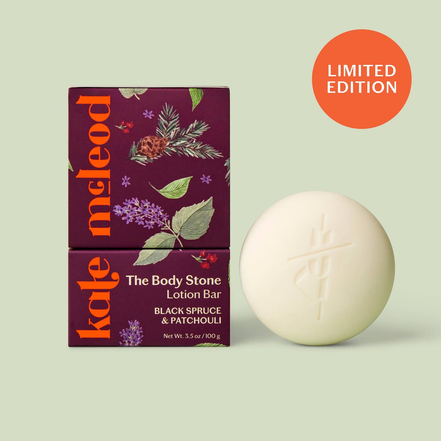 Black Spruce & Patchouli | Deep Moisturizing Lotion Bar