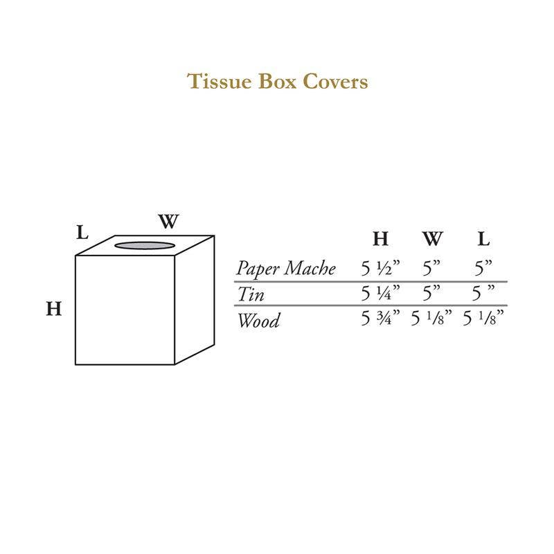 Zebra Trot on Green Tissue Box Cover
