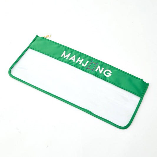 Green Stitched Mahjong Bag