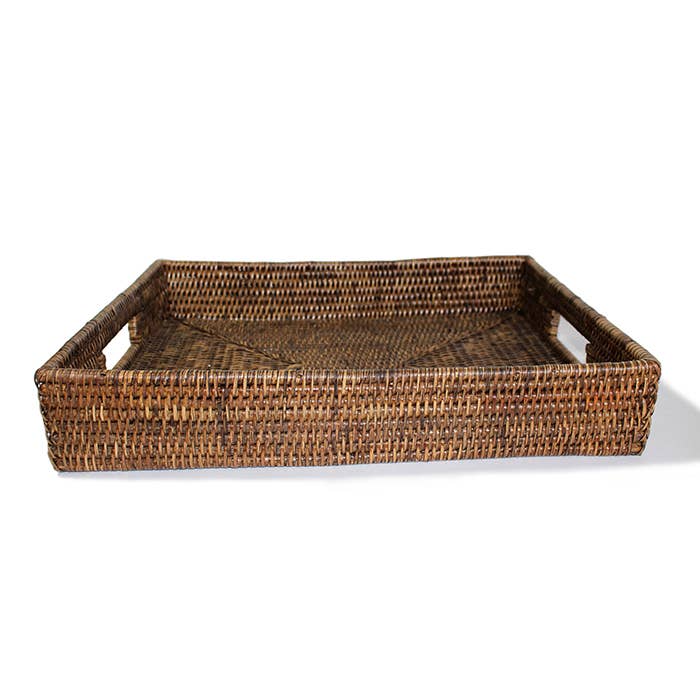 Rectangular  Tray - Antique Brown
