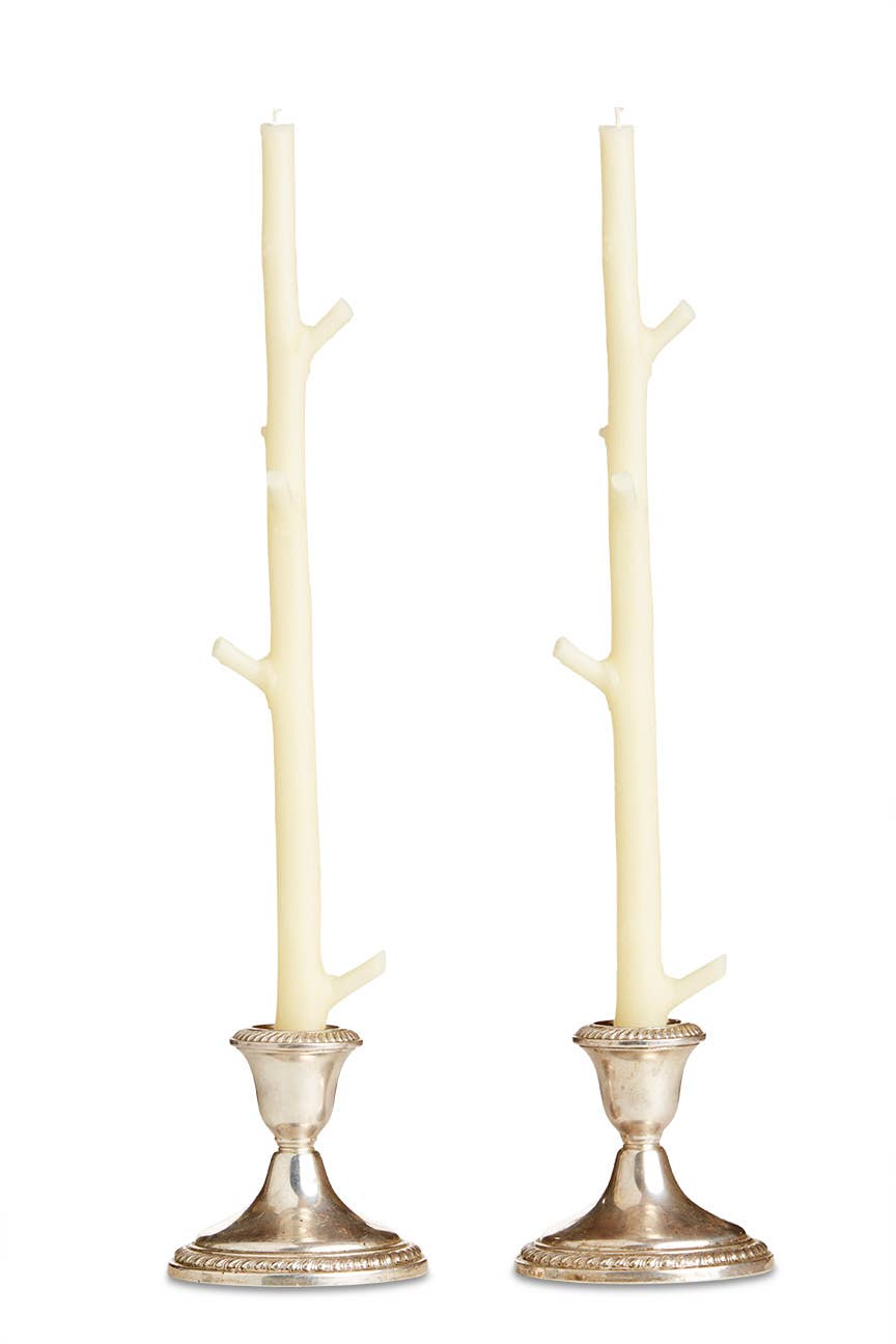 Stick Candles Maple, Set of 2