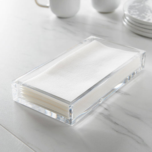 Acrylic Guest Towel Napkin Tray