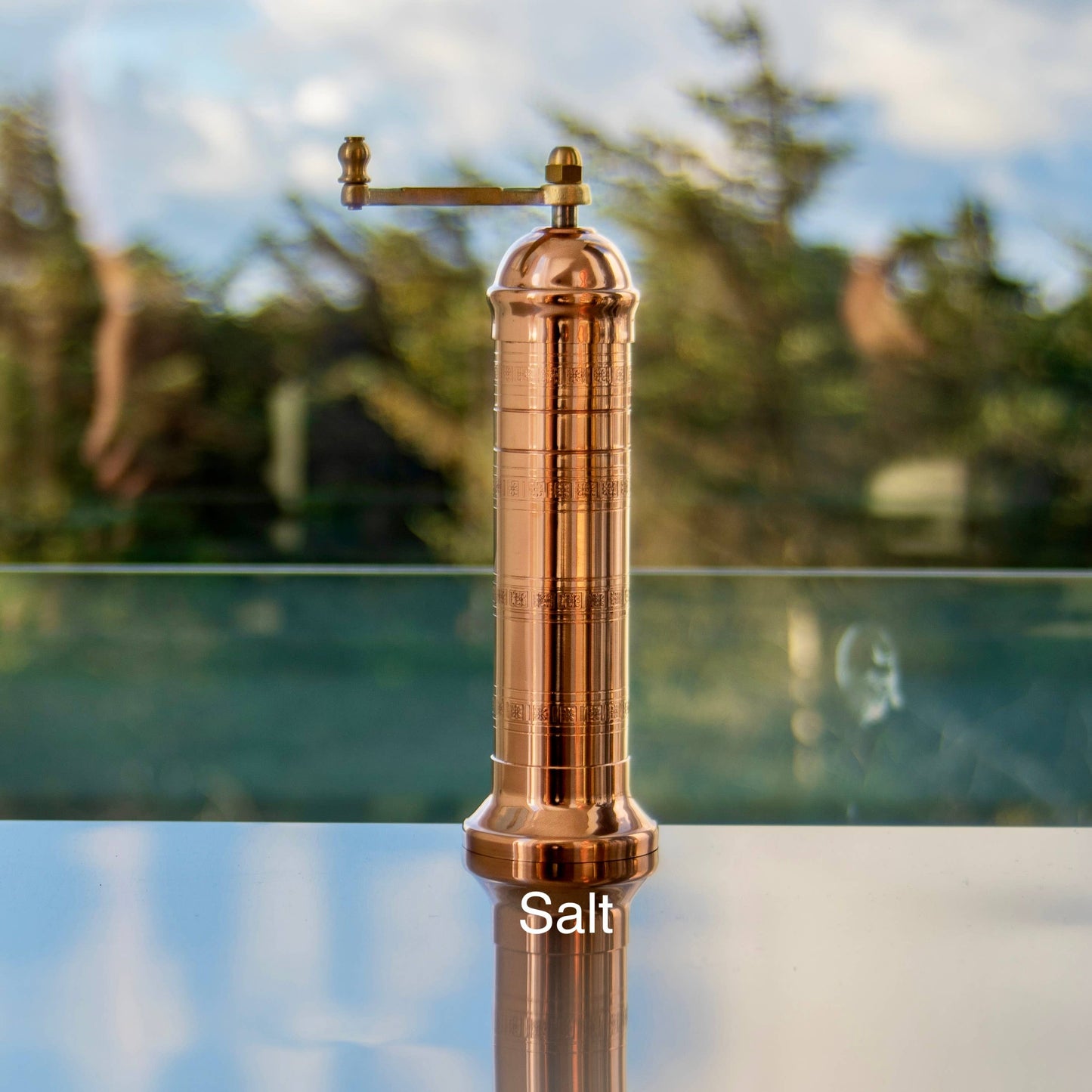 Copper 8" Salt Grinder