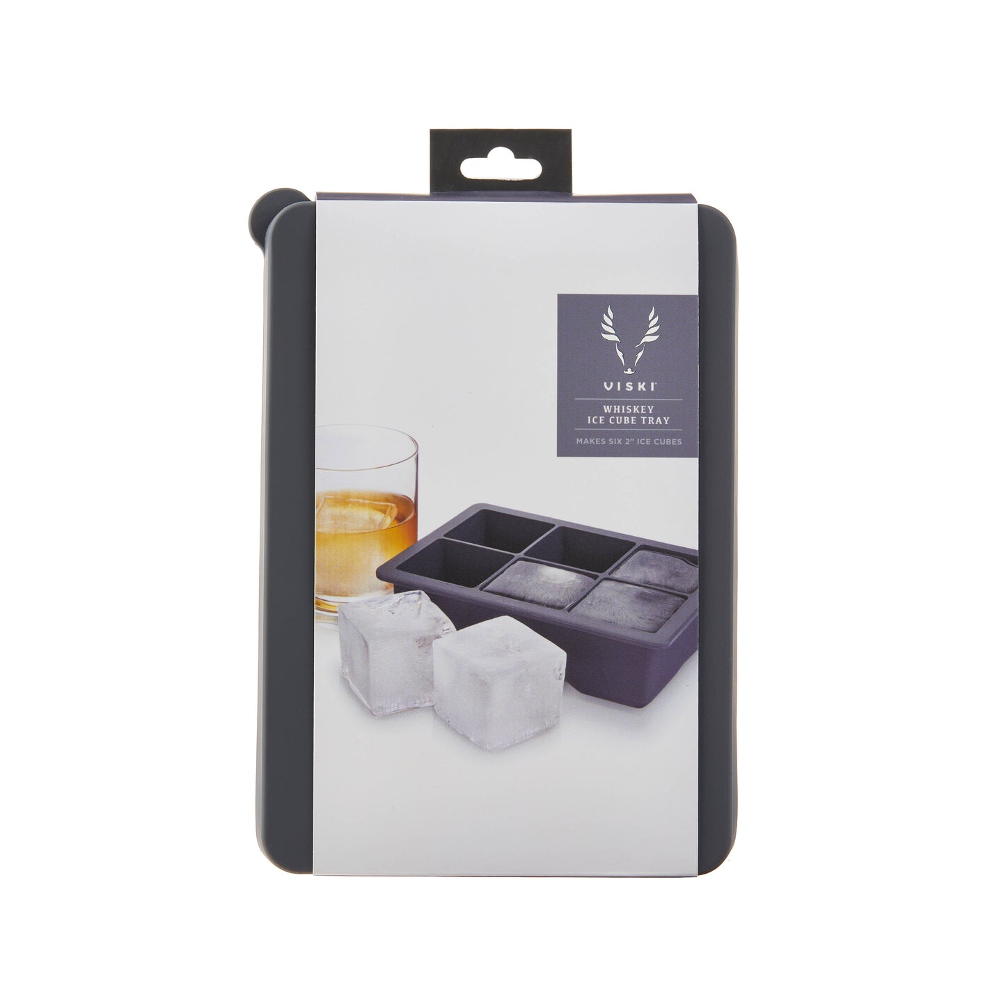 2" Whiskey Ice Cube Tray with Lid