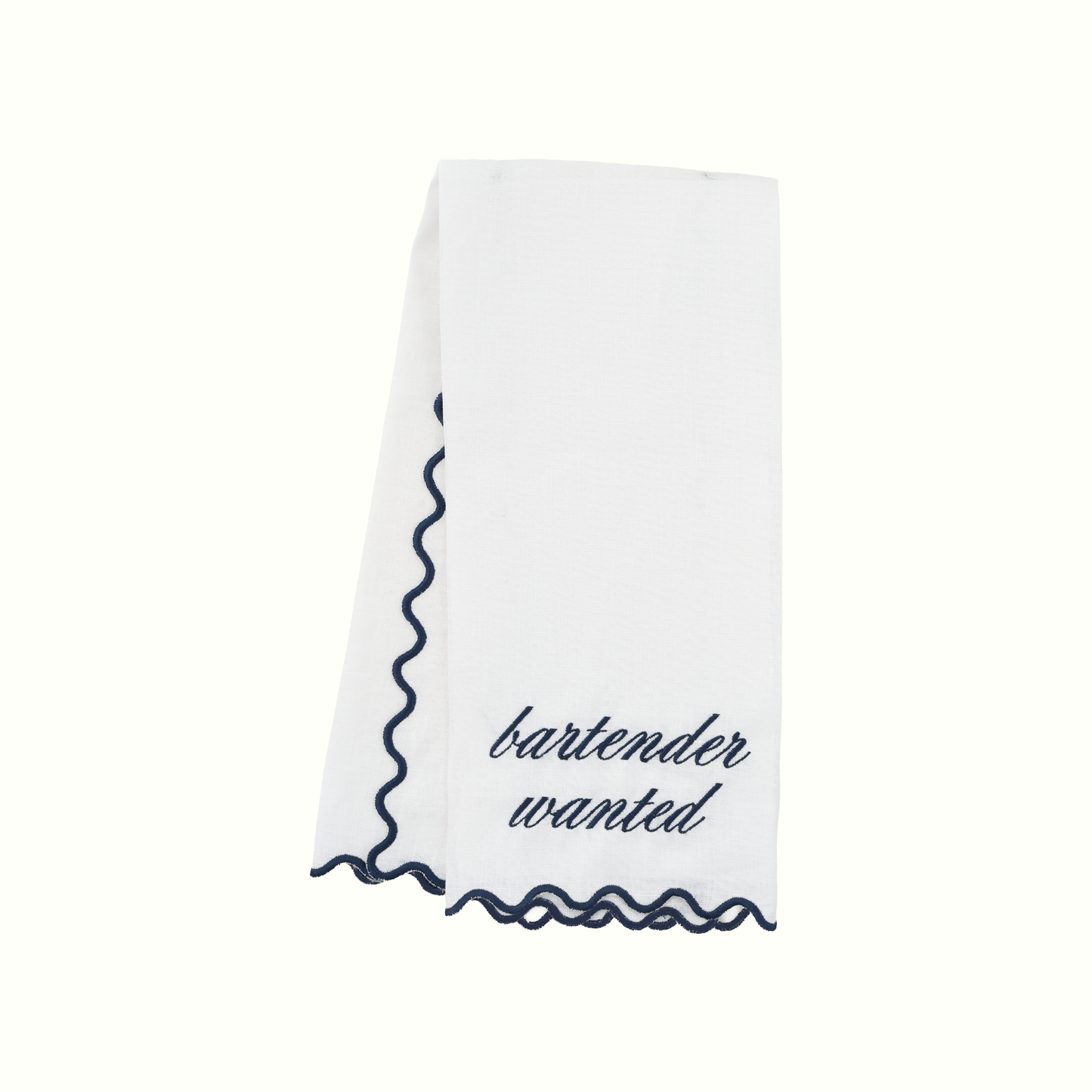 Bartender Wanted Linen Bar Towel