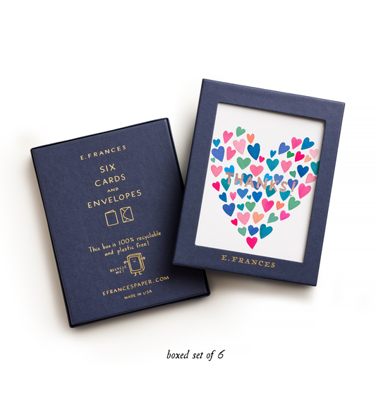 Many Hearts Thanks Boxed Card Set
