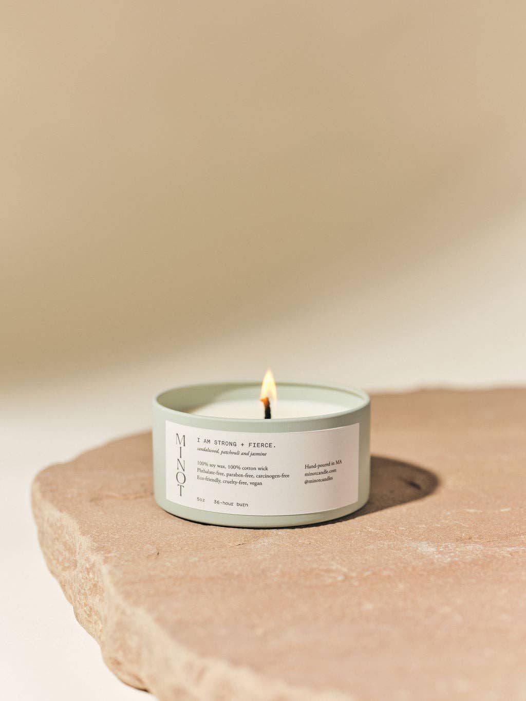 I am STRONG + FIERCE Candle