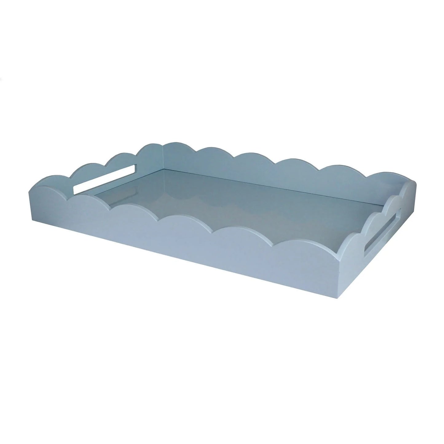 Scallop Ottoman Rectangle Tray