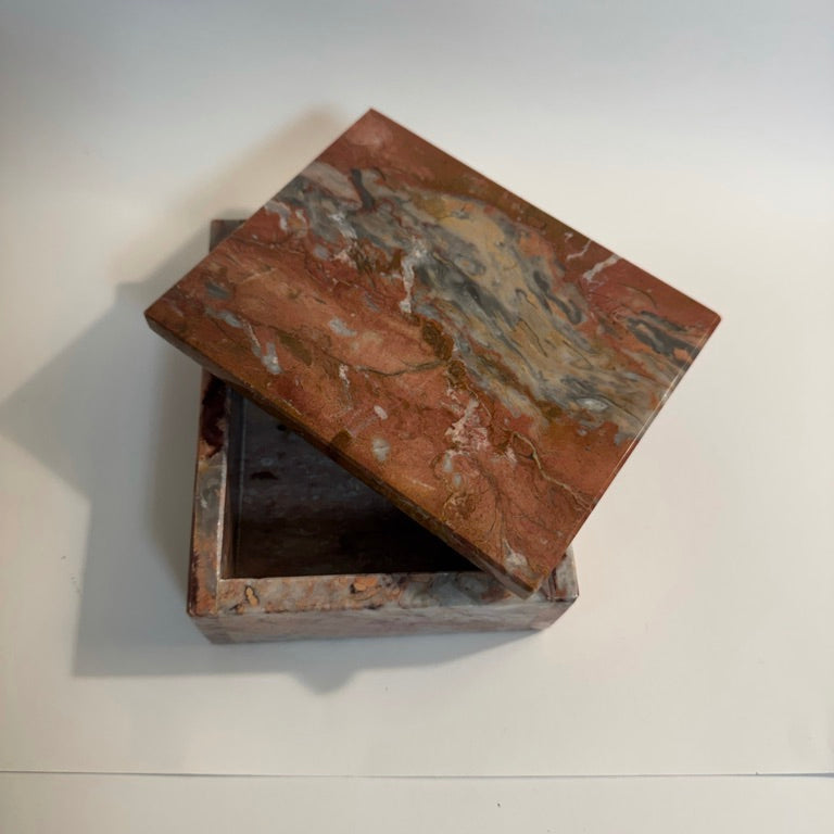 Italian Pink Marble Box