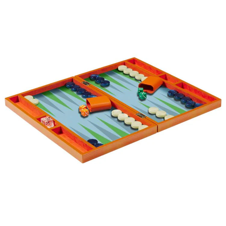 Lacquer Backgammon Set
