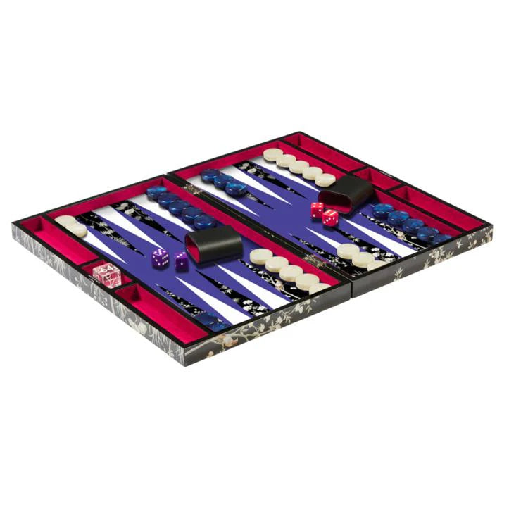 Lacquer Backgammon Set