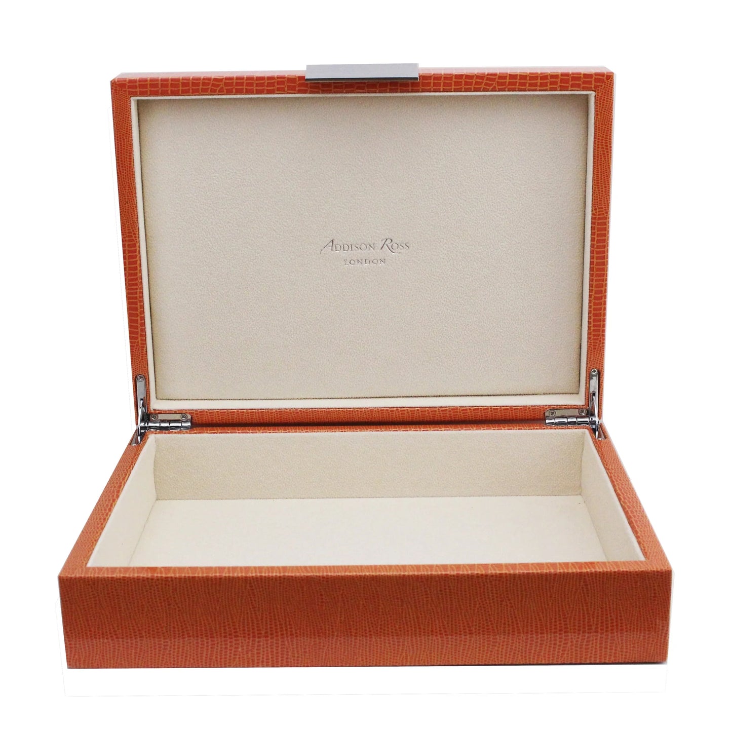 Large Croc Box in Orange