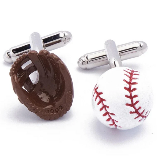 Baseball Glove & Ball Cufflinks