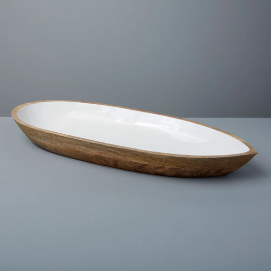 Large Madras Oval Bowl