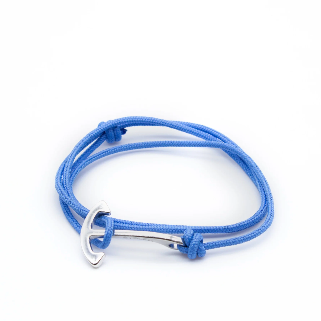Bishop Blue Anchor Rope Bracelet