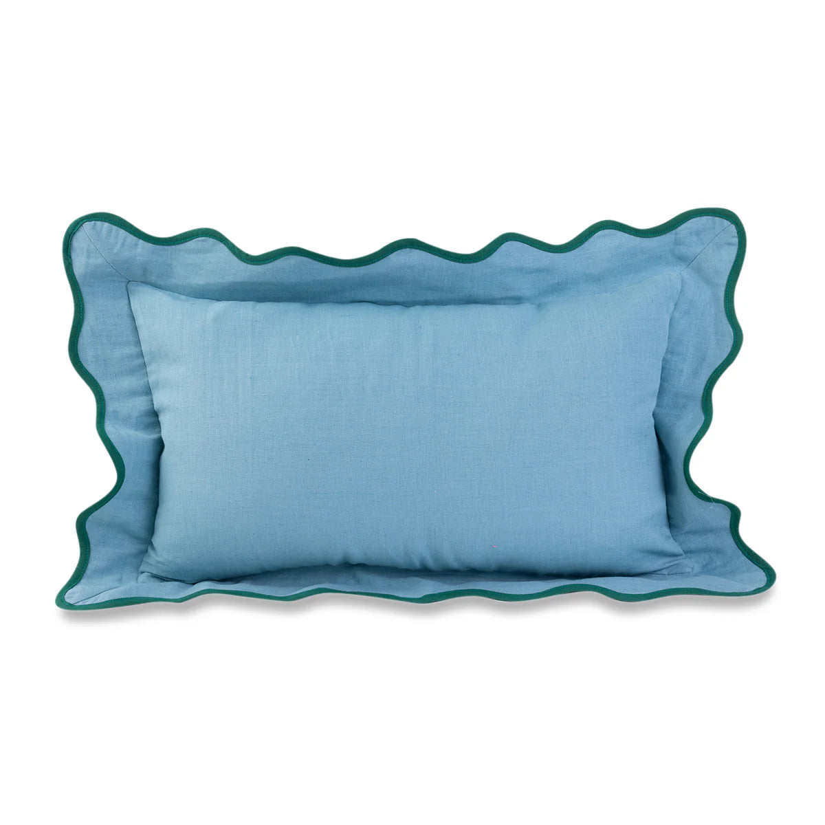 Blue & Green Darcy Lumbar Pillow