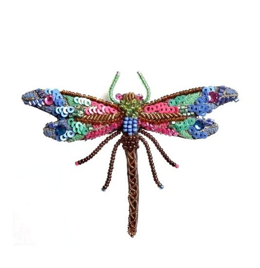 Braid Dragonfly Brooch Pin