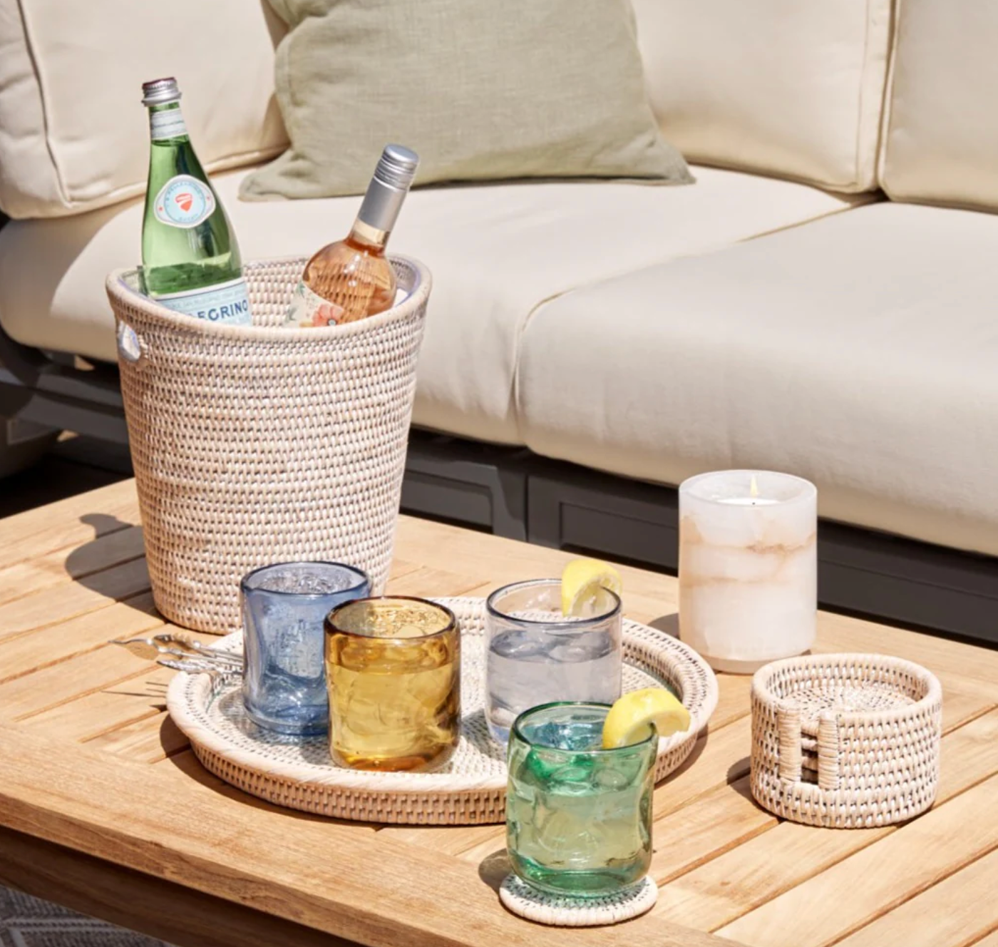 Burma Rattan Small Beverage Tub