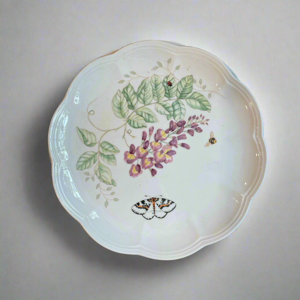 Butterfly Meadow Vintage Salad Plates, Set of 4