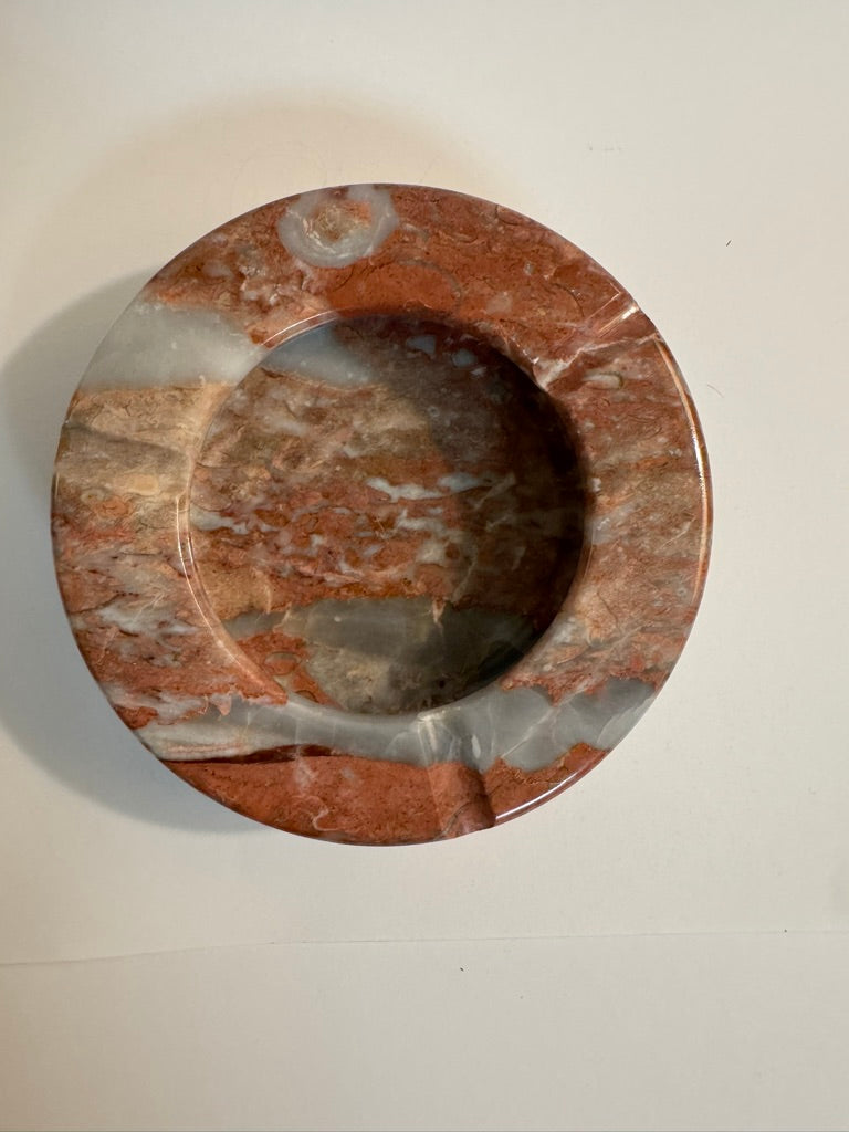 Italian Pink Marble Ashtray