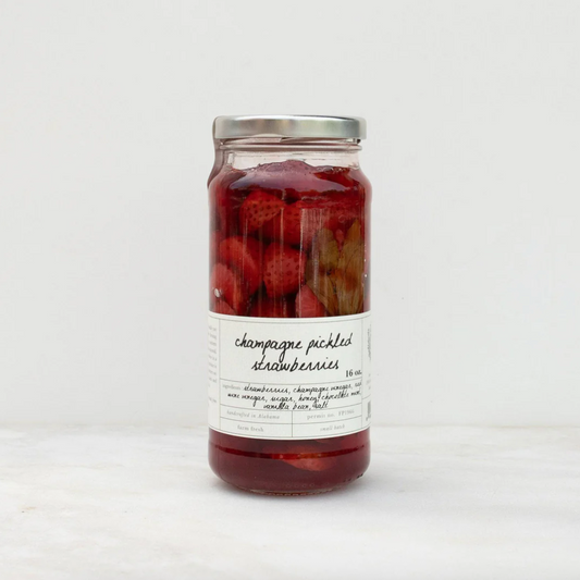 Champagne Pickled Strawberries