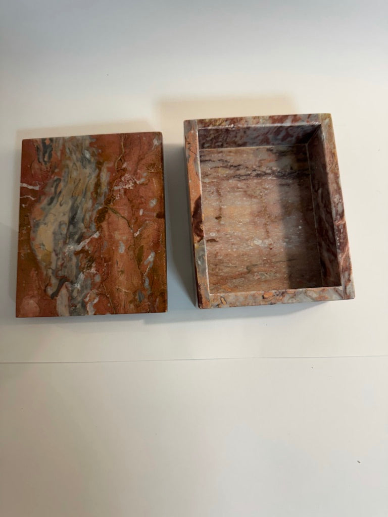 Italian Pink Marble Box