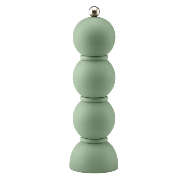 Scandi Bobbin Salt or Pepper Shaker in Moss Green