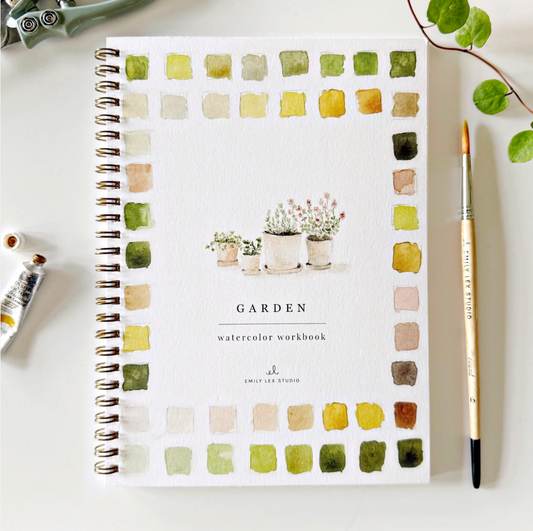 Garden Emily Lex Watercolor Workbook