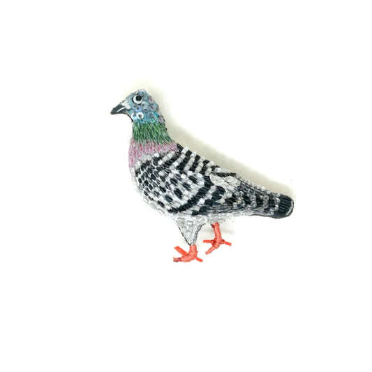 Homing Pigeon Brooch Pin