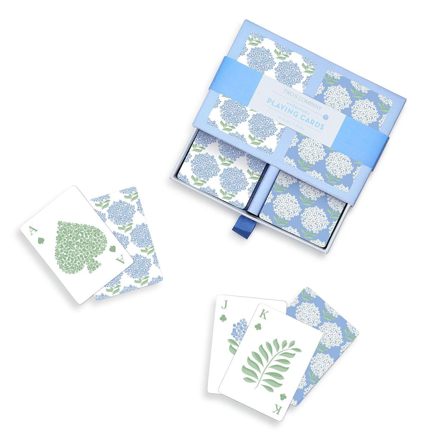 Hydrangea Playing Cards, Double Deck