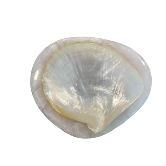 Pearl White Round Caviar Dish