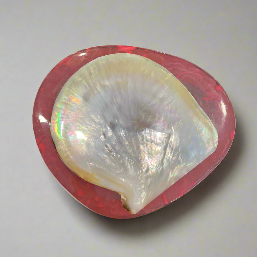 Pink Round Caviar Dish