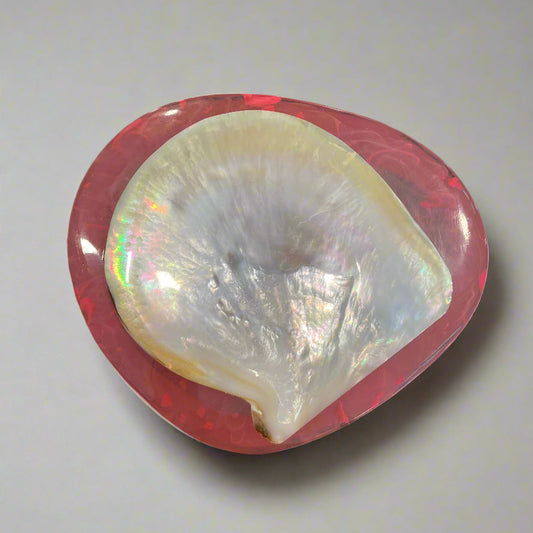Pink Round Caviar Dish