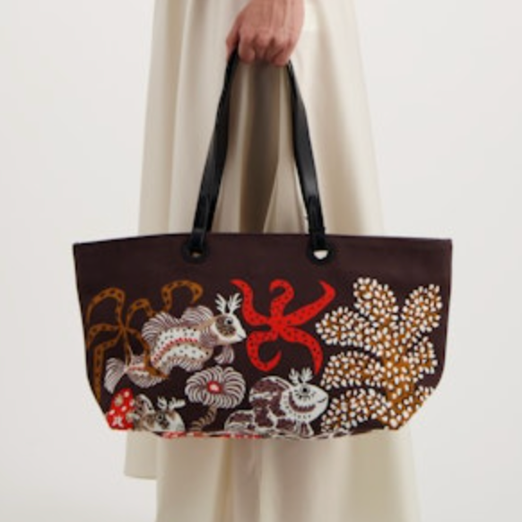 Jardin de Sirenes Carrier Brown Bag
