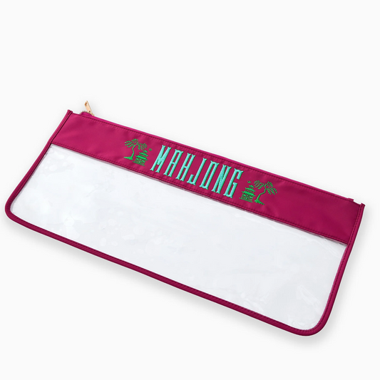 Magenta Pagoda Mahjong Bag