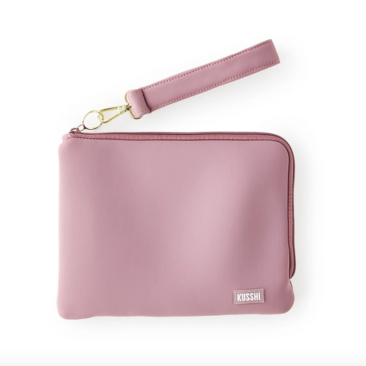 Mauve Wristlet (Stone Interior)