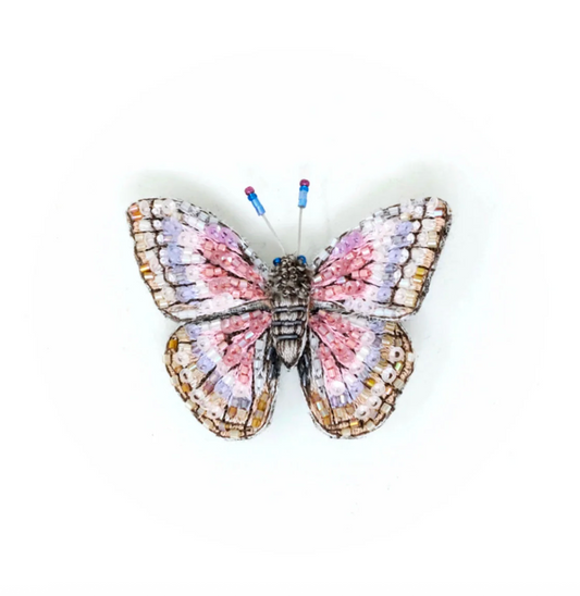 Morpho Godarti Butterfly Brooch Pin