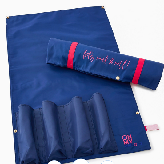 Navy Blue Let's Rack & Roll Bag